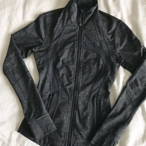 Lululemon Charcoal Wee Stripe Define Jacket